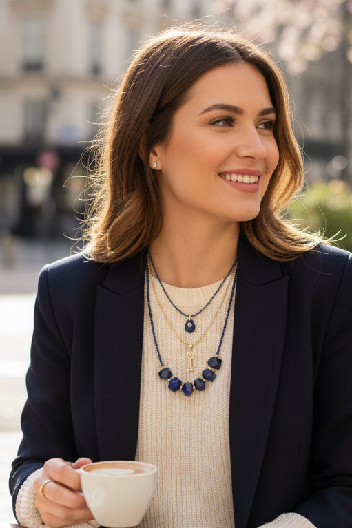 Lapis lazuli collection #2( 3 collares)