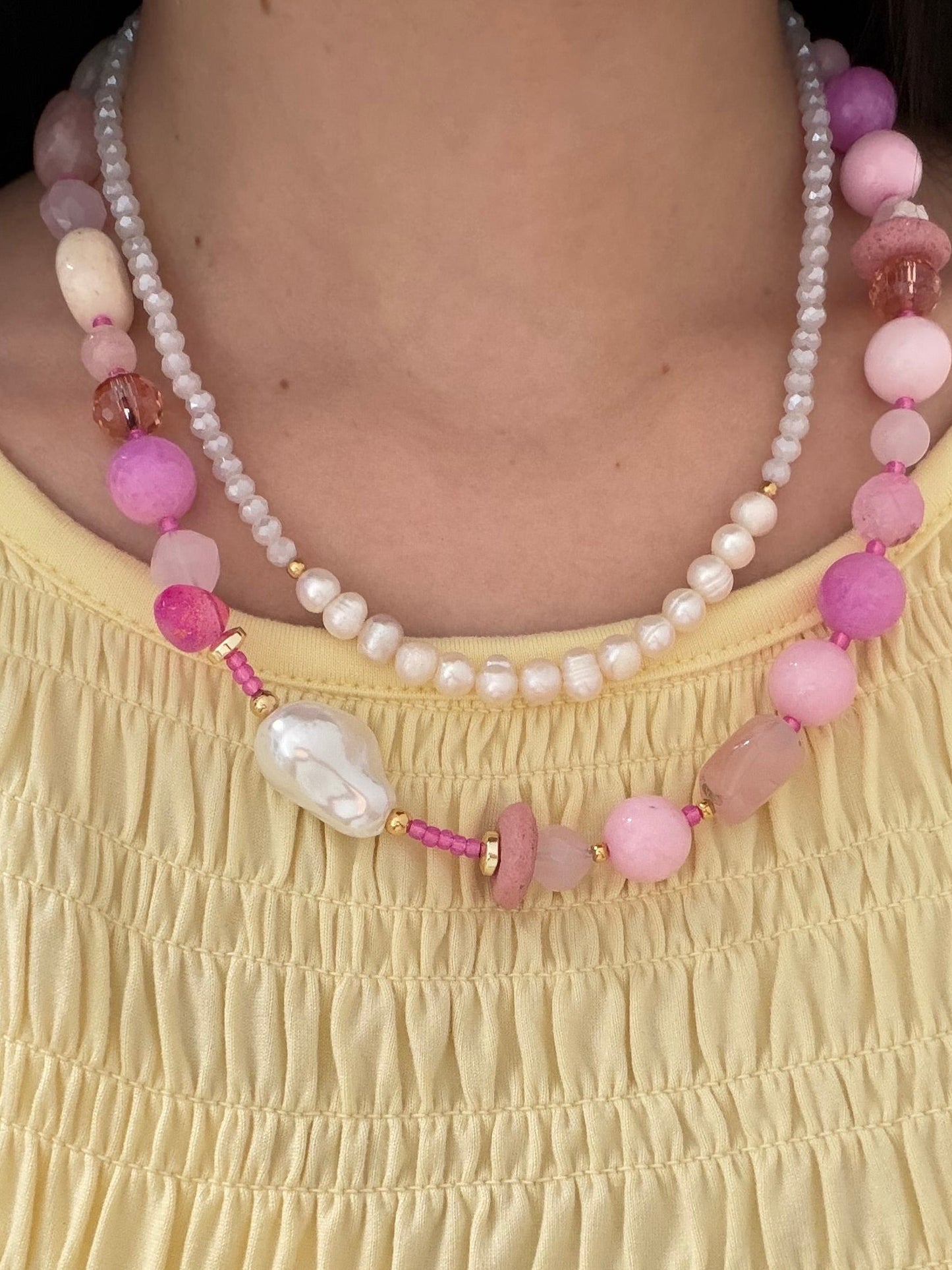 Exclusive Necklaces Quartz, Cristals,gemstones (model 2 set)