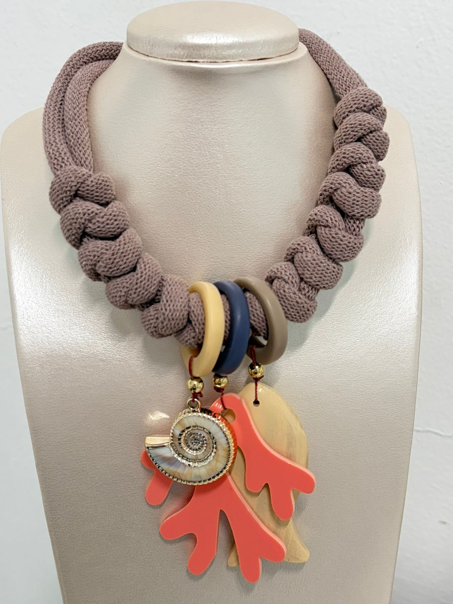 Collar Bahia encantada- # 6☀️5 collares en 1☀️charms removible🐟puedes mojarlo
