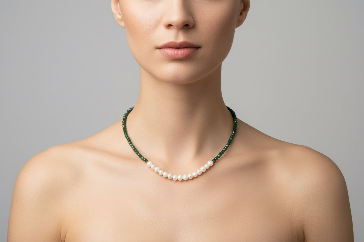 Fresh water pearl necklaces