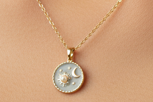 Moon and Sun necklace