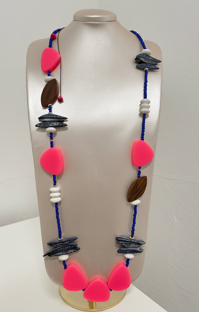 Arrecife rosa(collar adjustable)