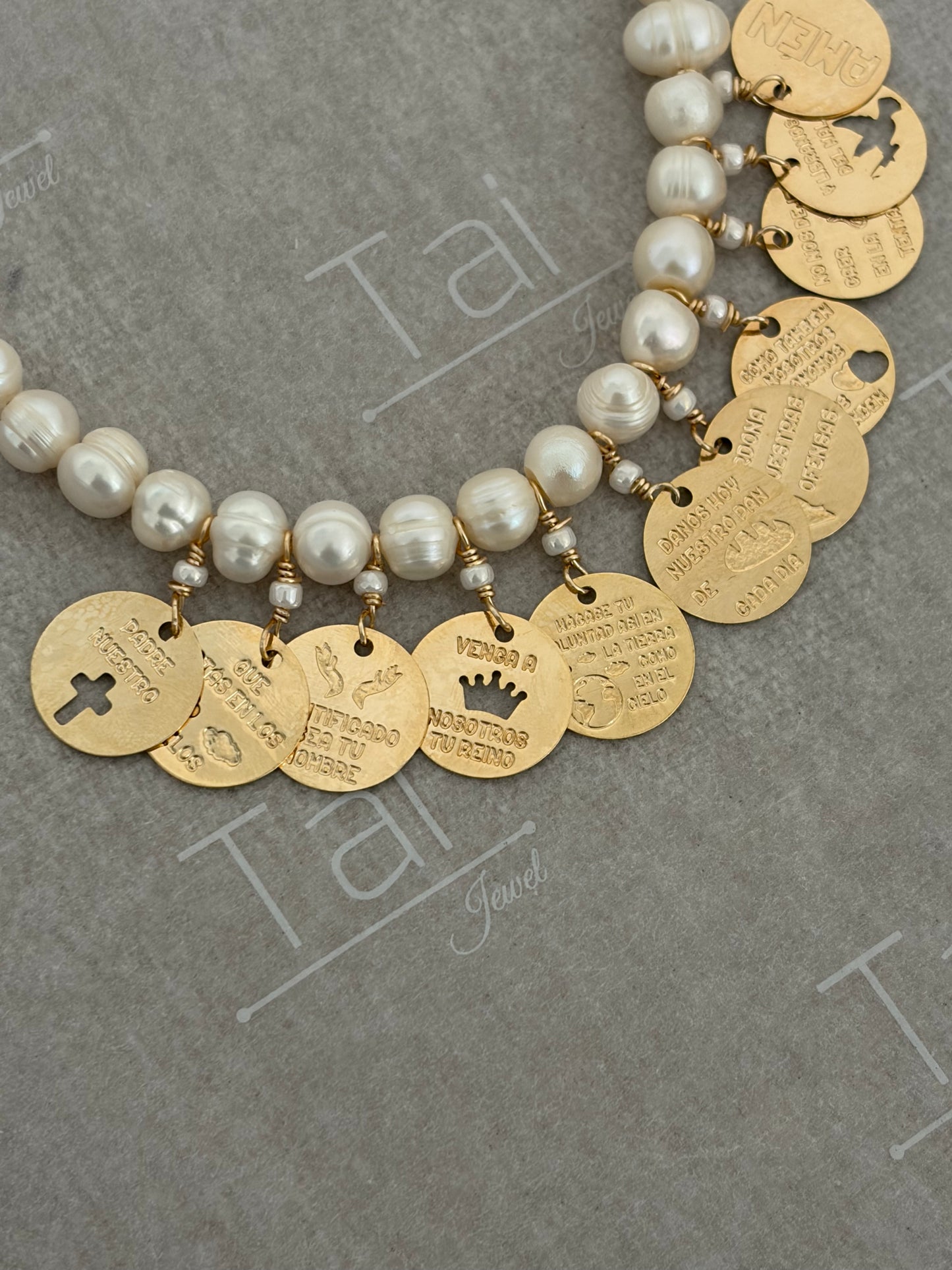 Padre Nuestro collection (Gold filled collar )