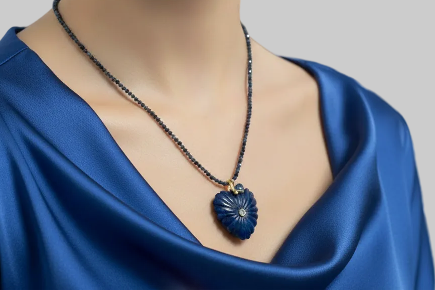 Gemstone Heart Necklace