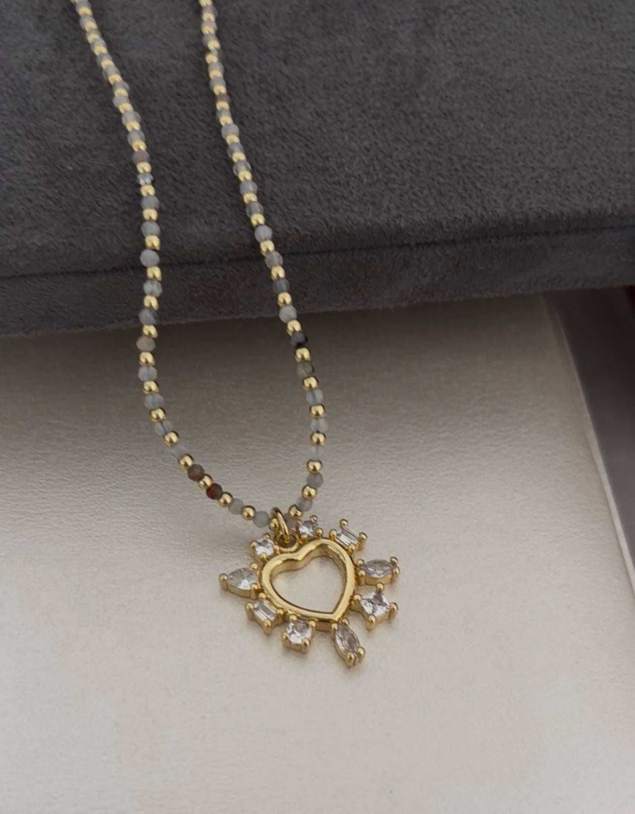 El corazón de mamá en Zirconia