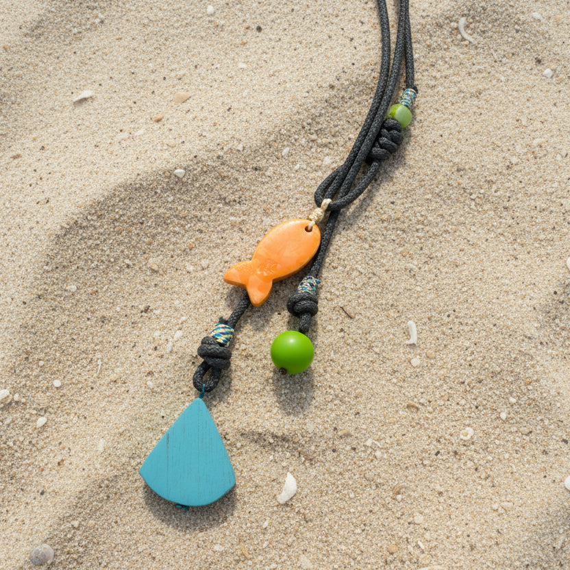 Isla atardecer (collar adjustable)Tiempo en de produccion 7-12 dias.