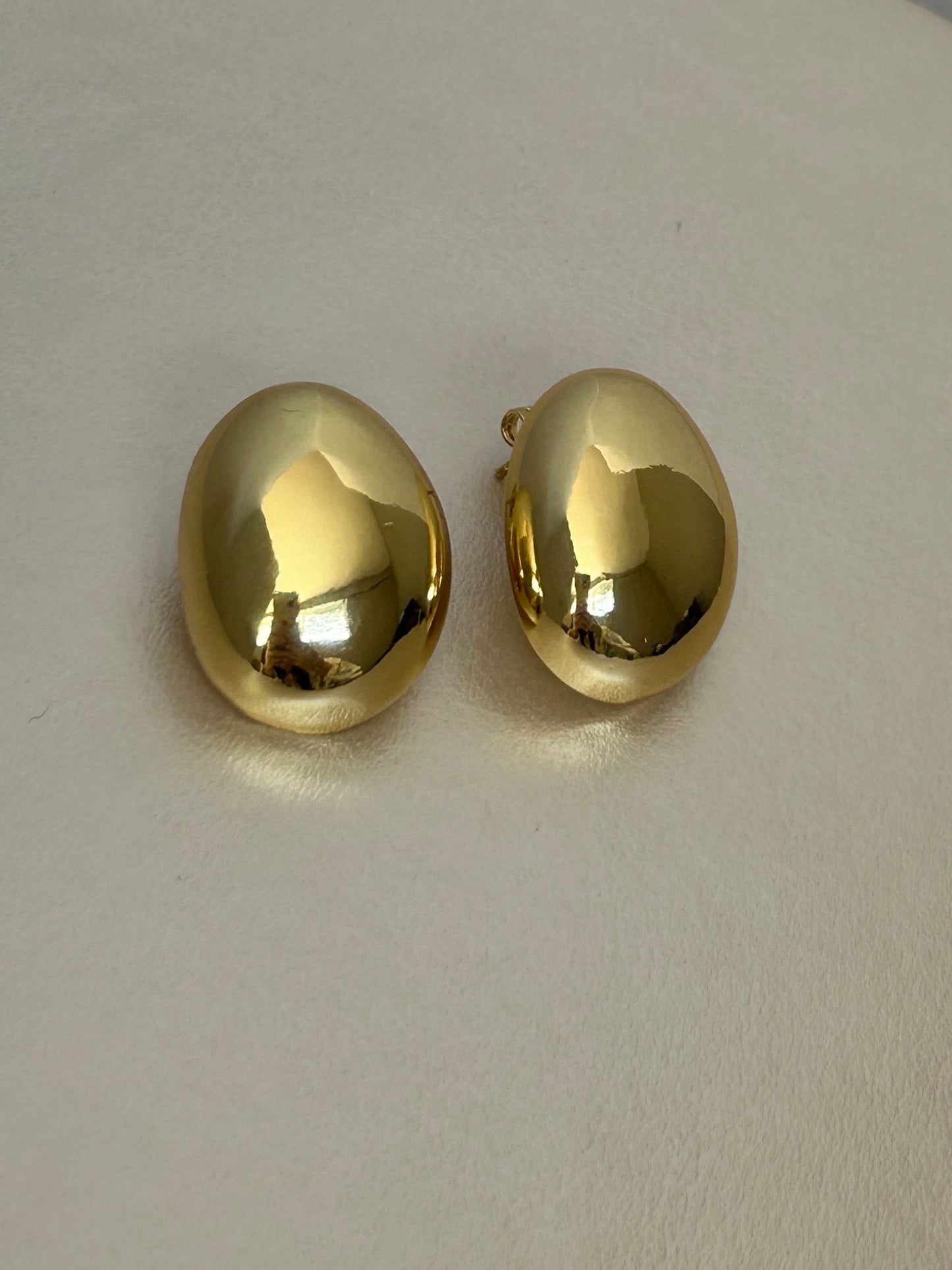 18k coin Earring
