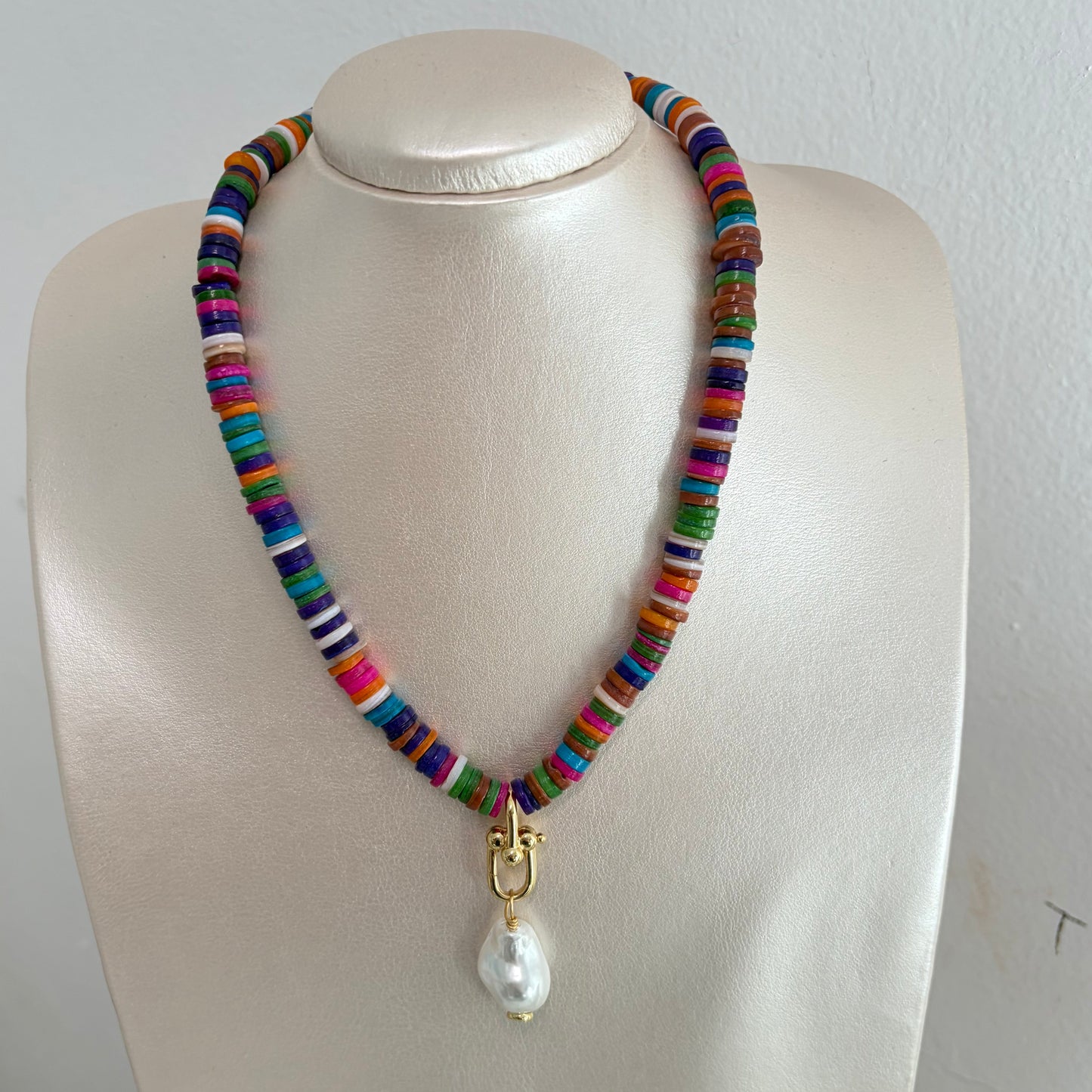 Collar brisa de santorini (3 charms intercambiables)