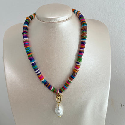 Collar brisa de santorini (3 charms intercambiables)