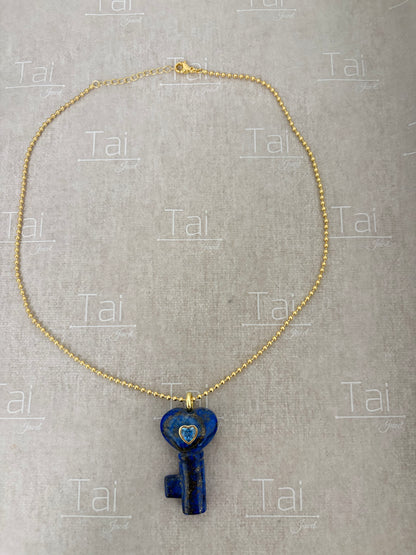 Amazonite and lapis lazuli collection(collar  #3)