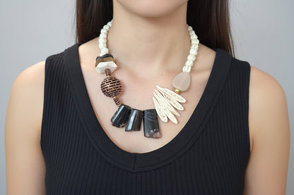 Áurea blanca necklace