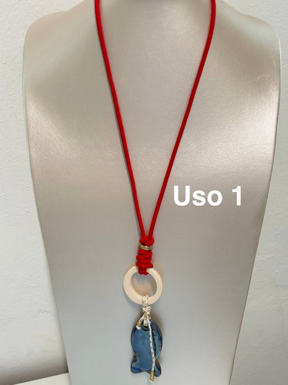 Collar 3 en 1 (rojo)