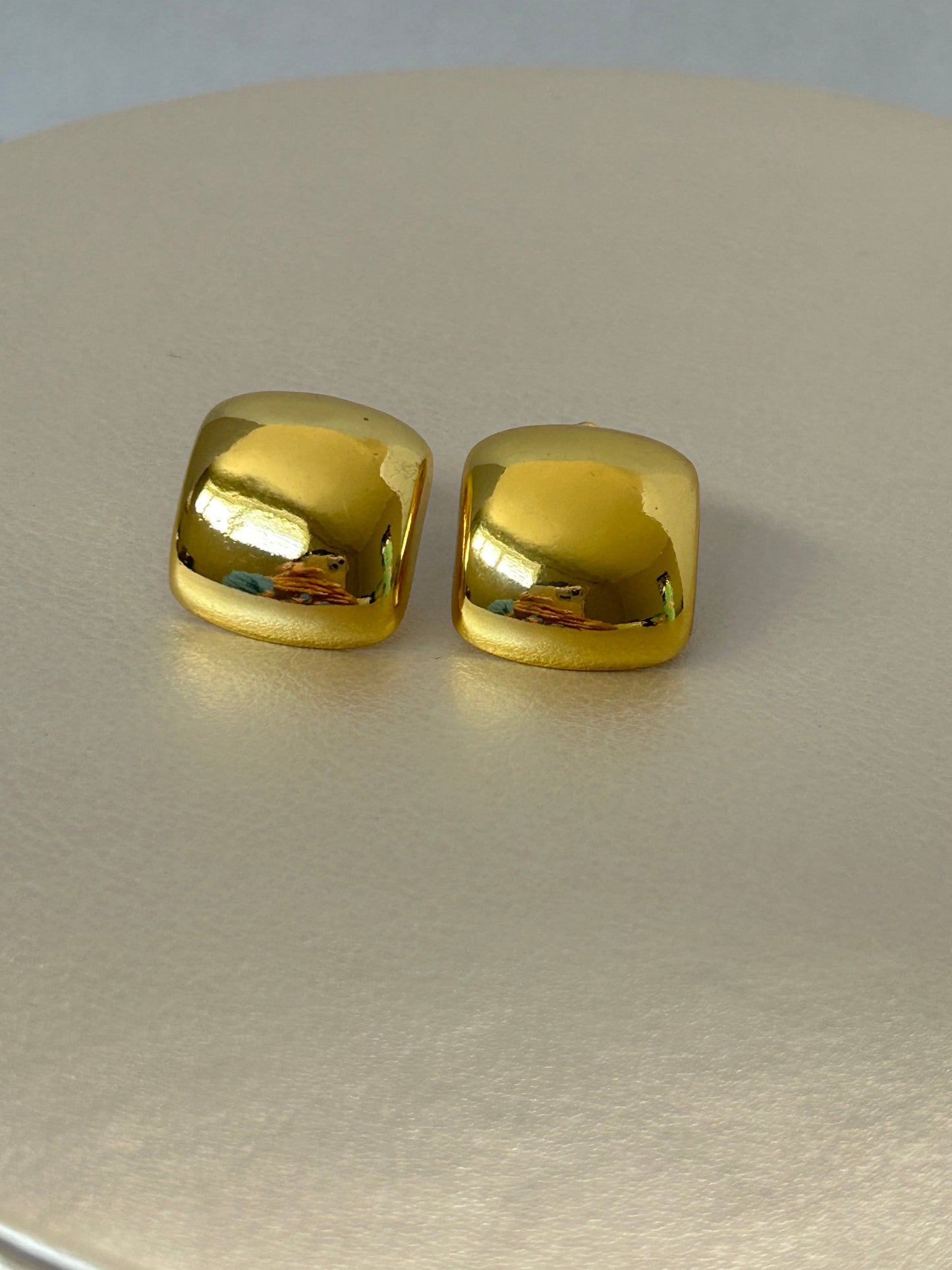 Luxe square earrings