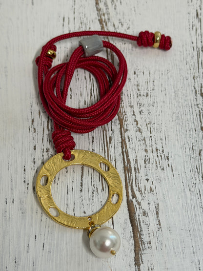 Collar ajustable Sol de Savanna vino #2