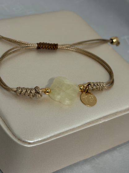 Pulsera Cuarzo Limón Natural – Brilla con Confianza