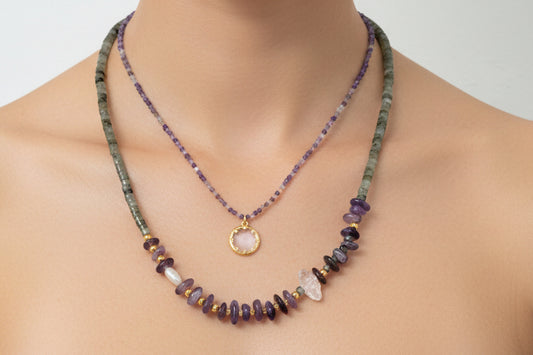 Amatista (set 2 collares amatista)