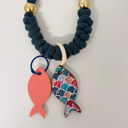 Collar destellos Del Mar (Incluye 1 charm uso diario + 1  waterproof)