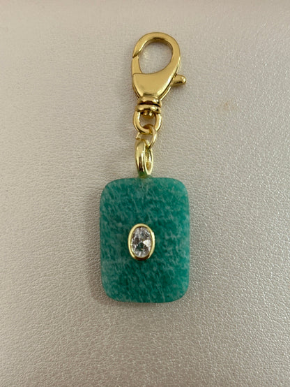 Different stone charms