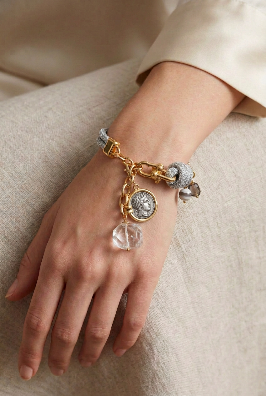 Pulsera Golden Safari  # 10 Silver Safari Collection (Copy)