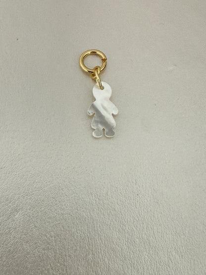 Amor de Mamá – Collar con Dije Niño/Niña en Madre Perla
