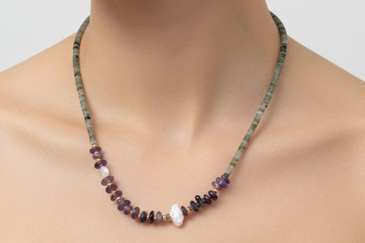 Amatista collar 1)