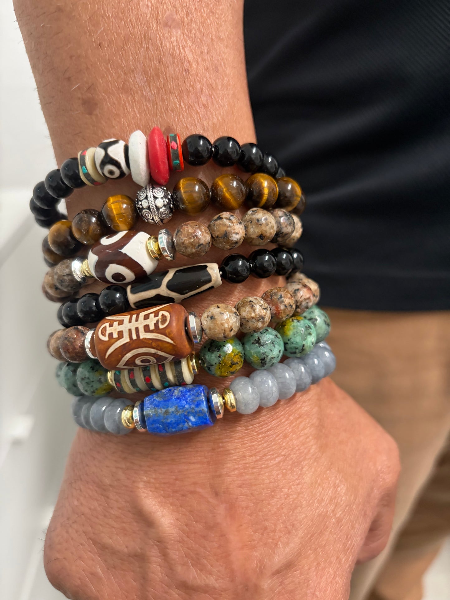 Pulsera en ojo de Tigre