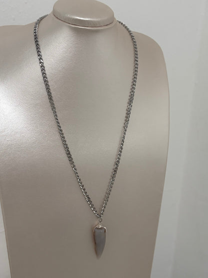 Agatha horn men necklace