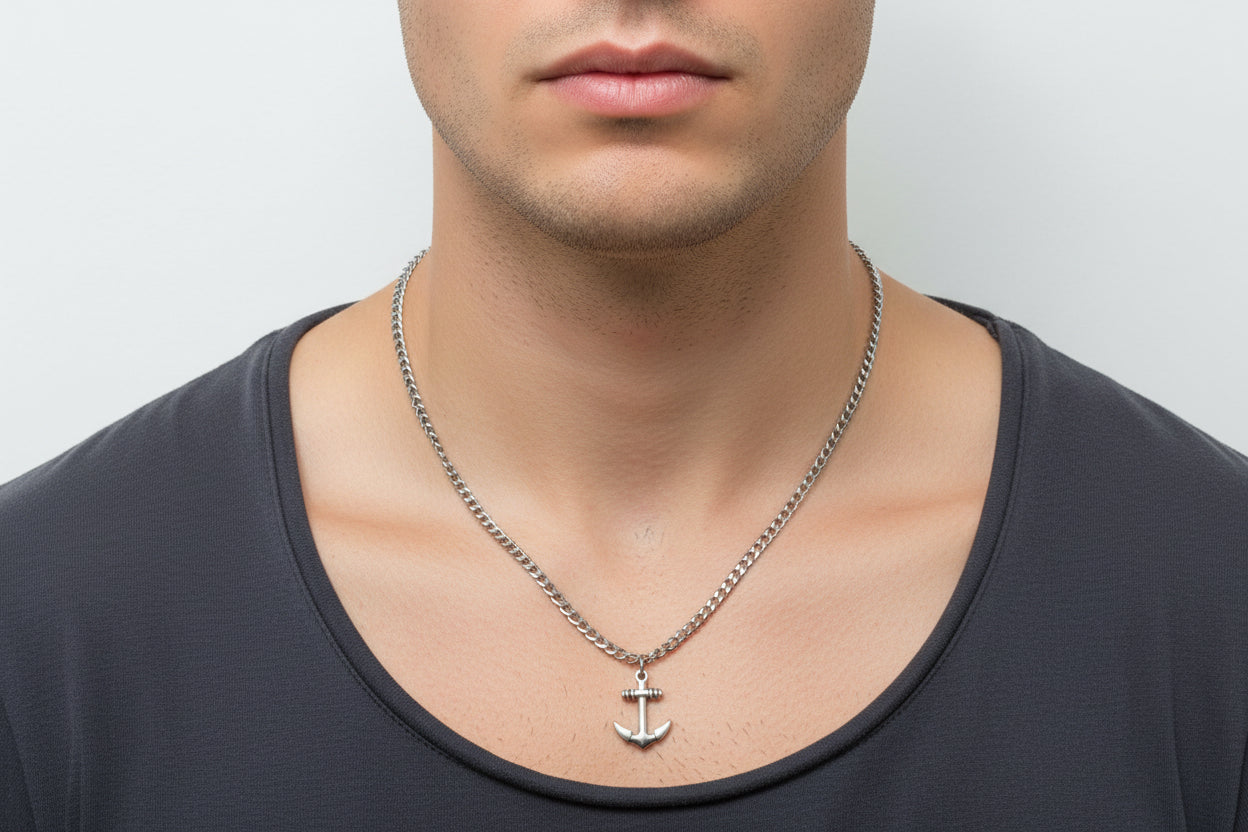 Collar con ancla