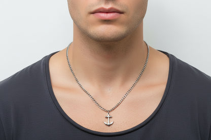 Collar con ancla