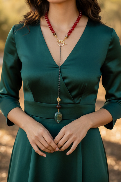 Collar largo Wine dreams