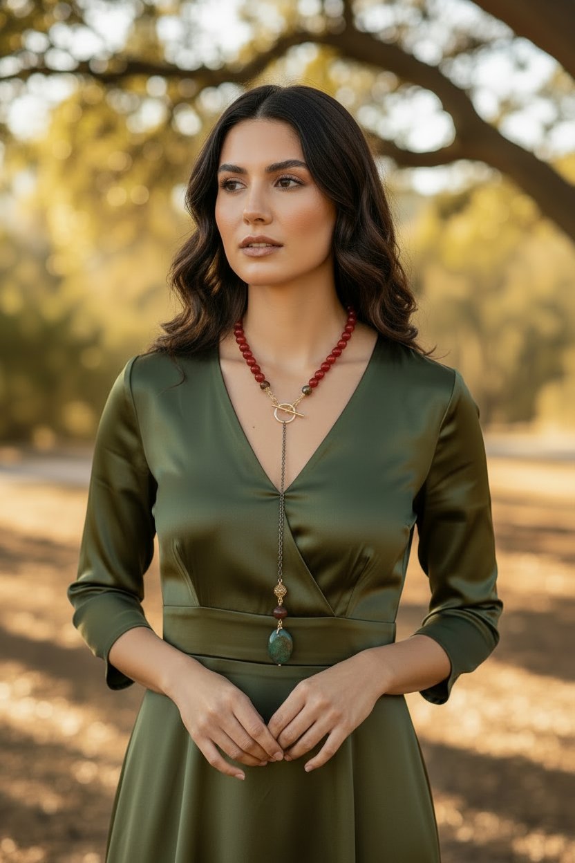 Collar largo Wine dreams