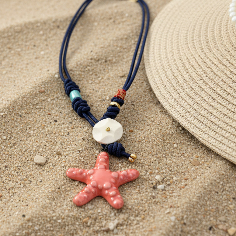 Collar brisa del mar( azul marino)