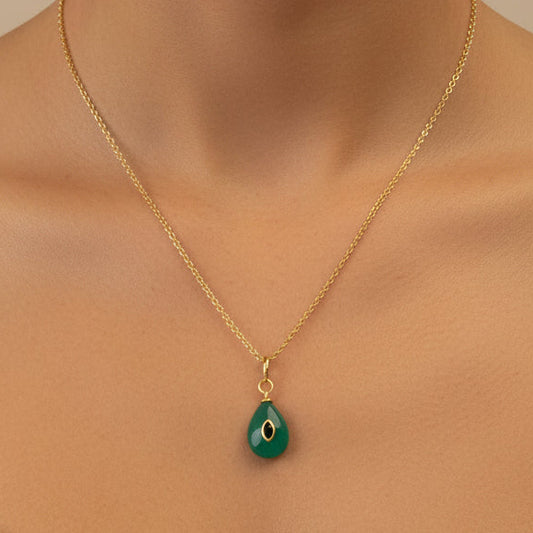 Collar esencia mineral (jade)