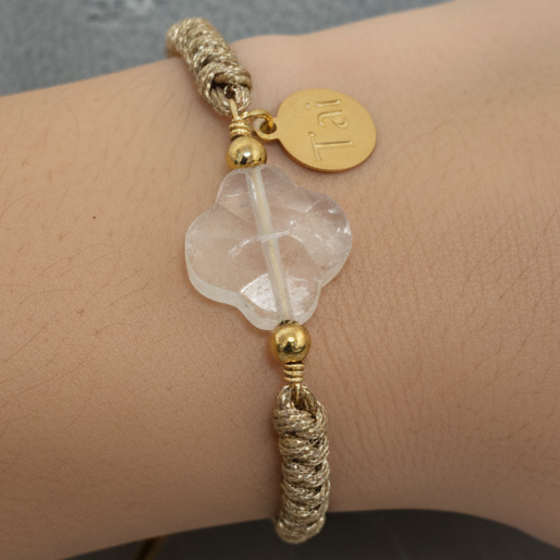 Pulsera en cuarzo clear, tu amuleto de energia positiva
