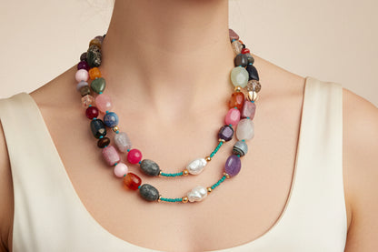 Cuarzos y Gemas(collar) exclusive design