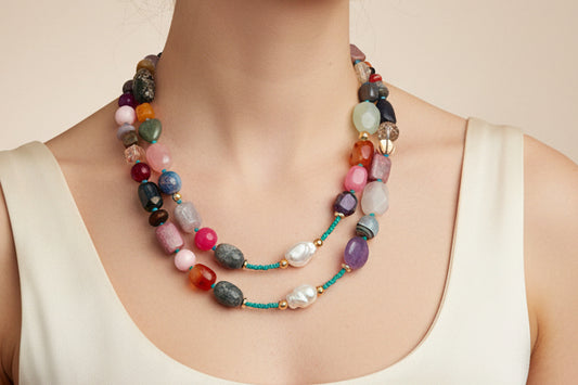 Cuarzos y Gemas(collar) exclusive design