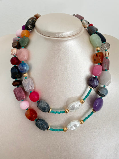 Cuarzos y Gemas(collar) exclusive design