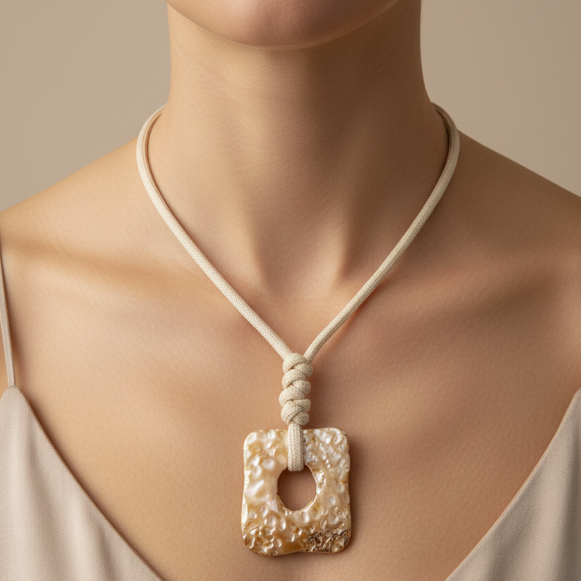 Collar ajustable Horizonte costero arenal (usalo corto o largo)
