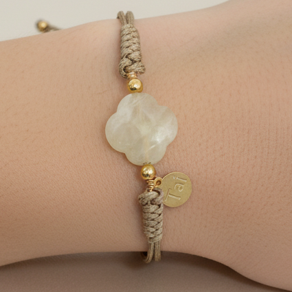 Pulsera Cuarzo Limón Natural – Brilla con Confianza