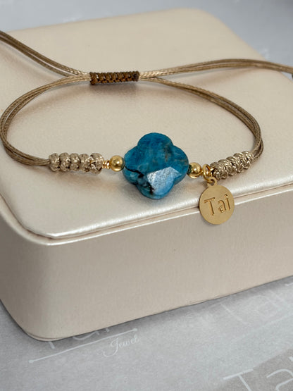 Pulsera Apatita Natural – Creatividad y Enfoque 💙 ¡Consíguela Ya!