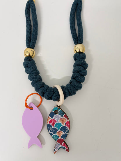 Collar destellos Del Mar (Incluye 1 charm uso diario + 1  waterproof)