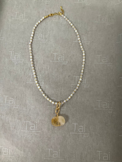 Citrine necklace or bracelet