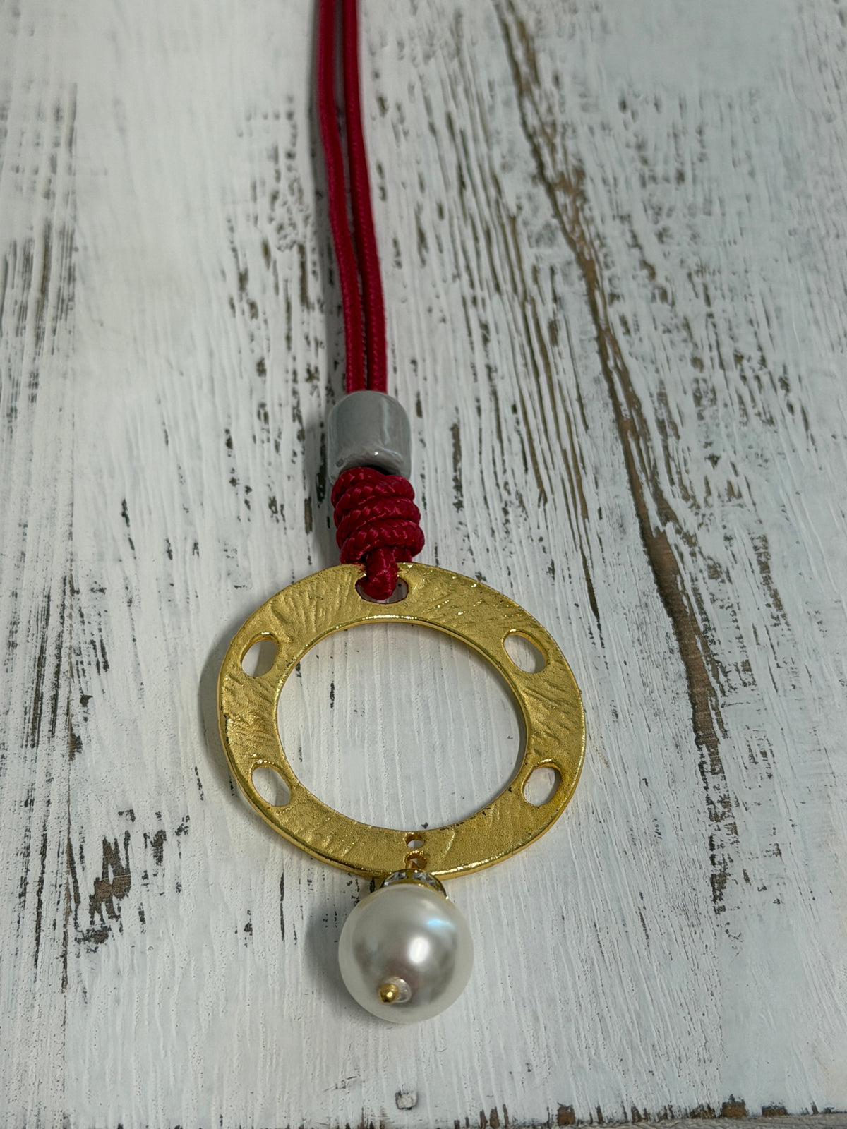 Collar ajustable Sol de Savanna vino #2