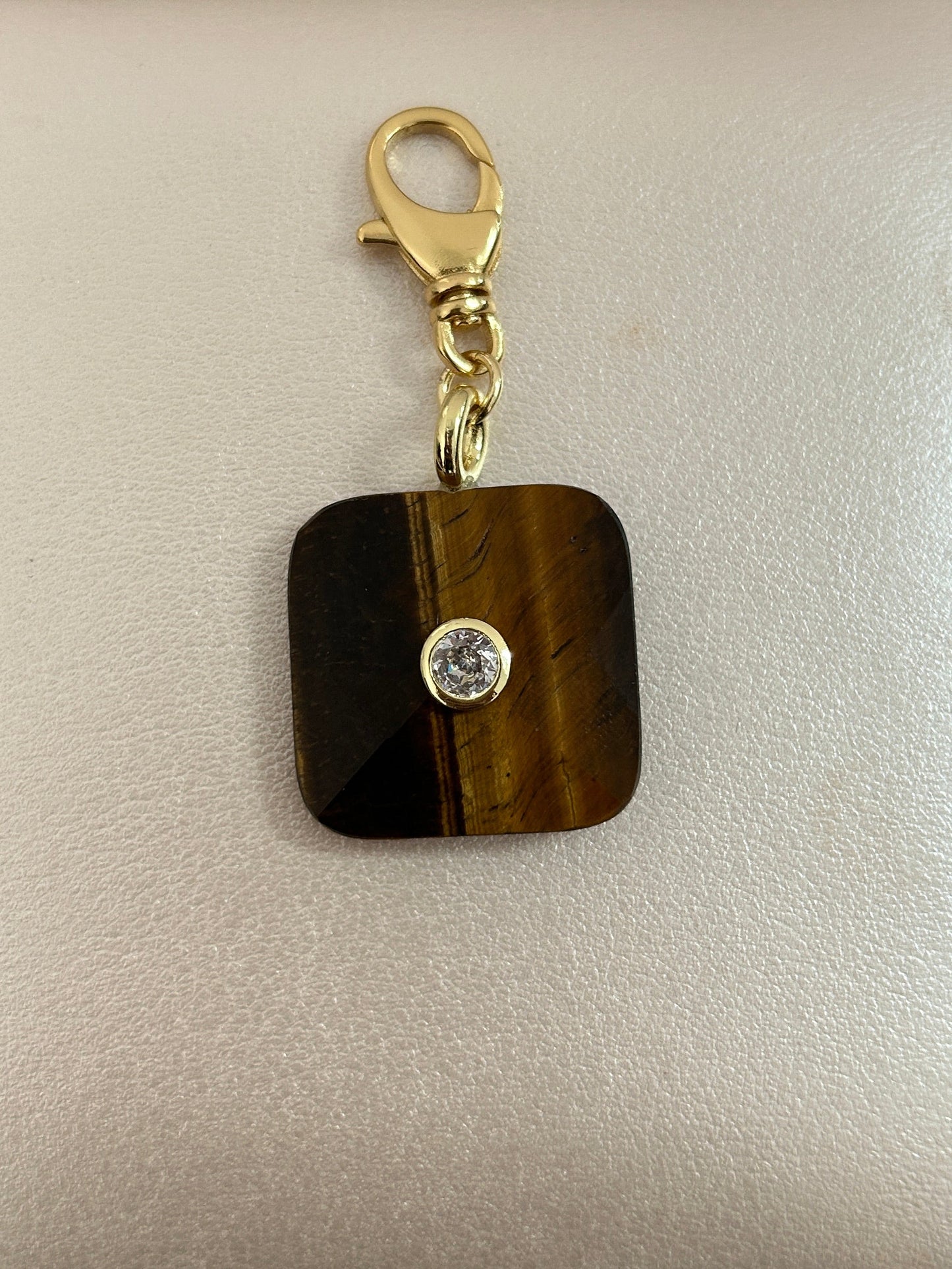 Different stone charms