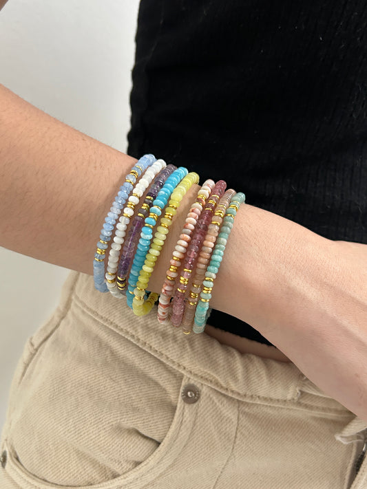 Gemstones bracelets