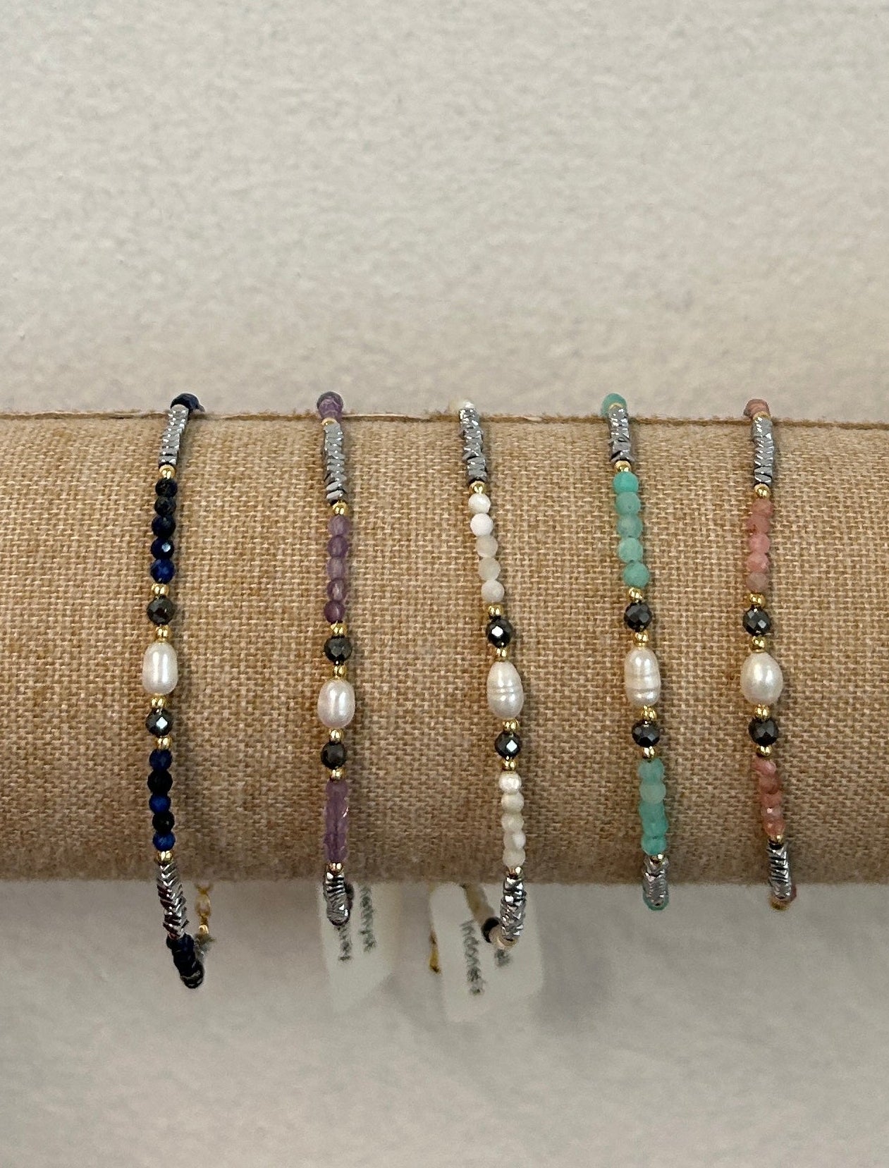 Rhodochrosite bracelet