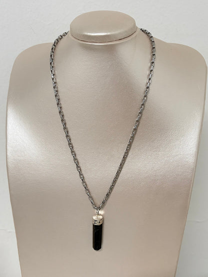 Collar en Turmalina negra