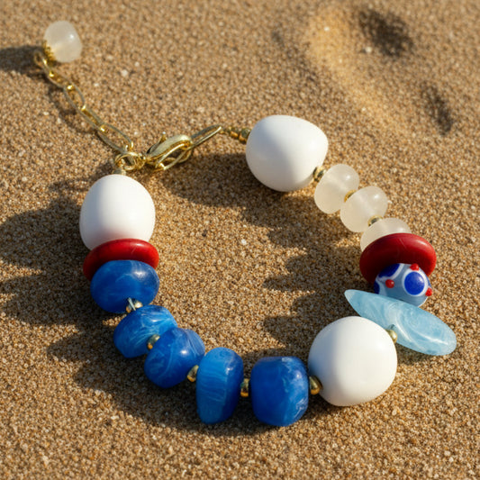 Pulsera isla azul