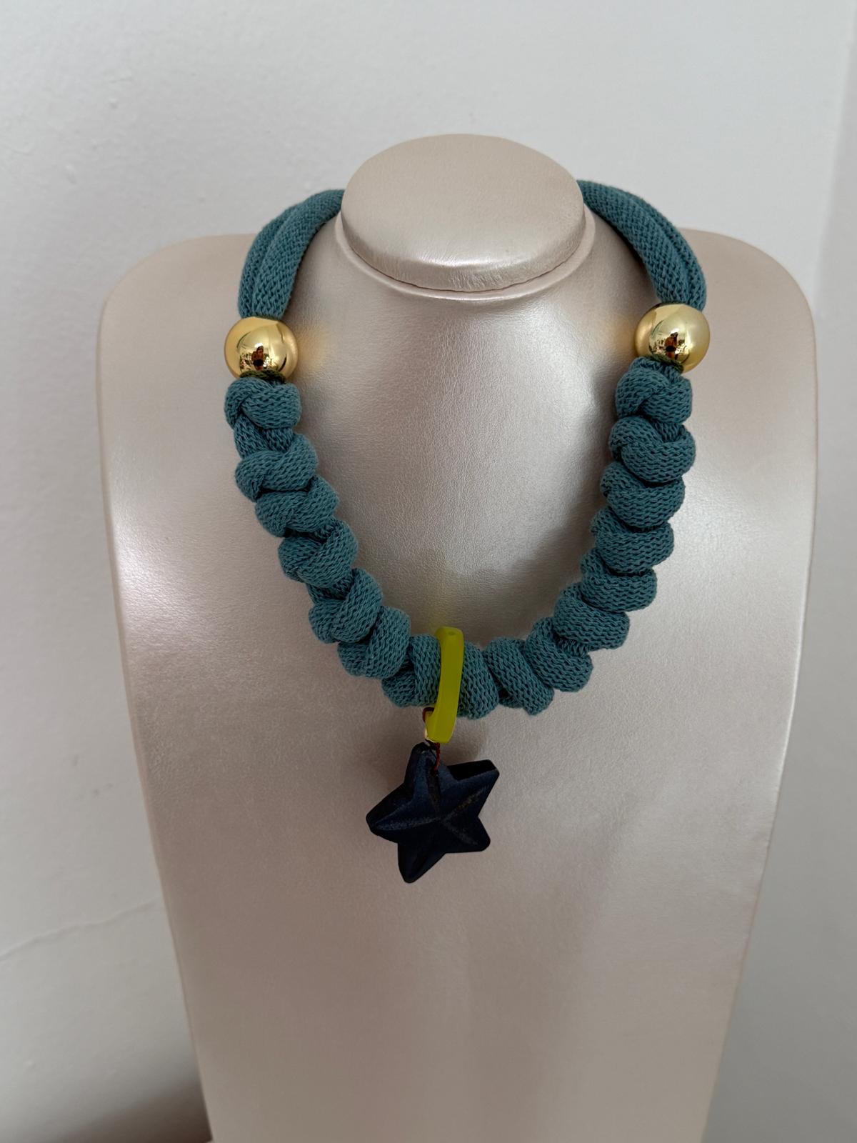 Collar Bahia encantada- # 5 ☀️5 collares en 1☀️charms removibles🐟puedes mojarlo
