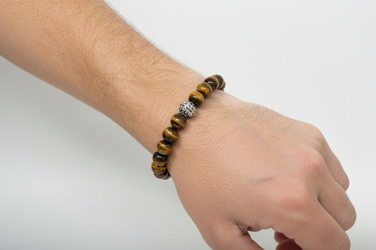 Pulsera en ojo de Tigre